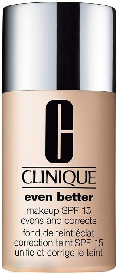 Clinique Even Better Makeup Broad Spectrum Spf15 Evens  Correct Foundation, 1 Ounce, Porcelain Beige