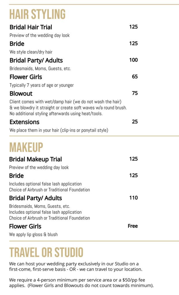 How Much Is Bridal Makeup