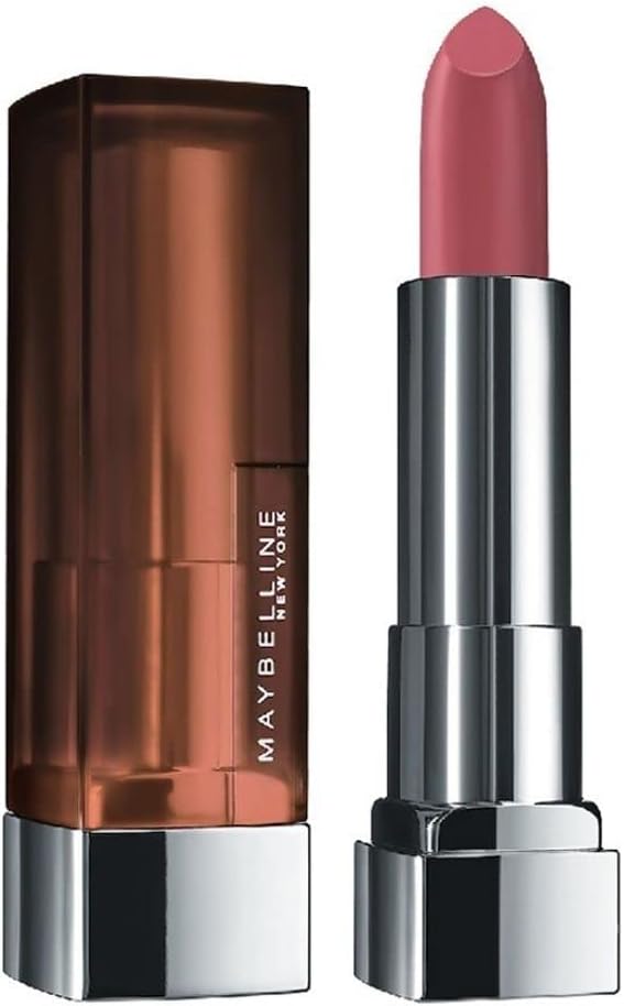 Maybelline Color Sensational Lipstick, Lip Makeup, Matte Finish, Hydrating Lipstick, Nude, Pink, Red, Plum Lip Color, Touch Of Spice, 1 Count